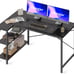 47 Inches Computer Desk, Black