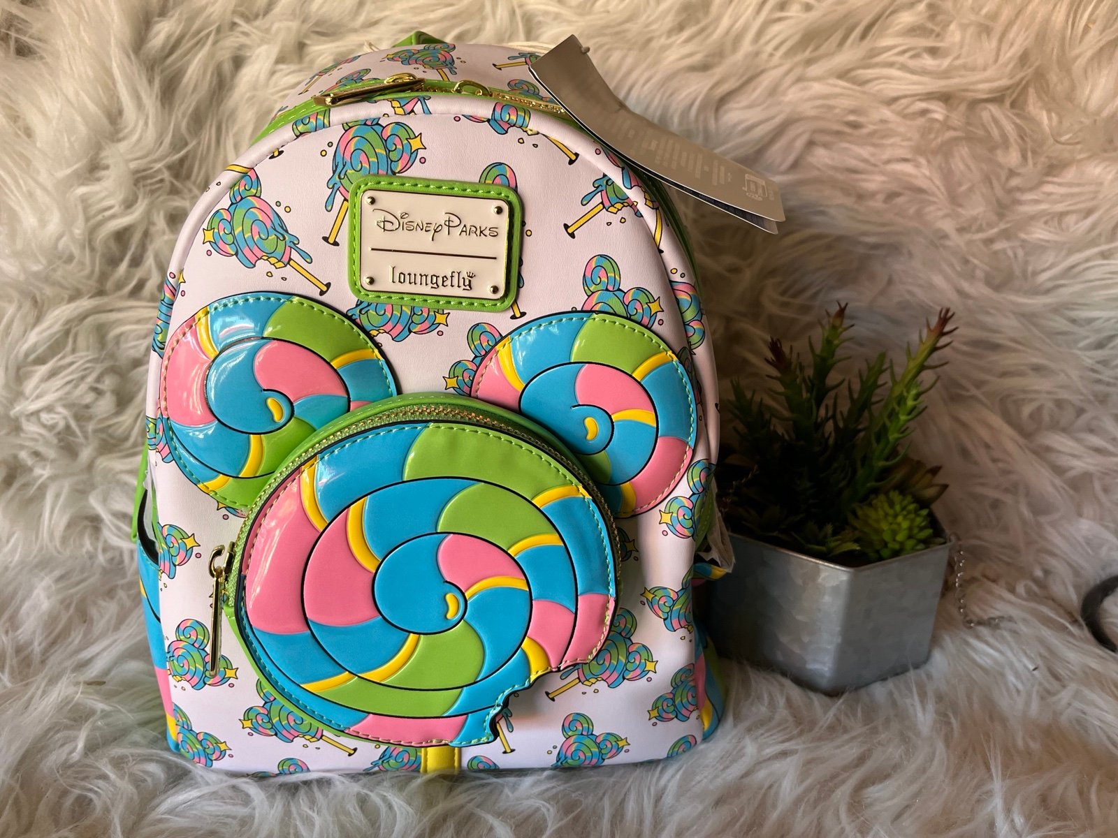 Disney Loungefly Mickey Mouse Lollipop Mini Backpack