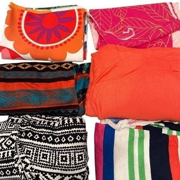 Assorted amount of knit and cotton fabric