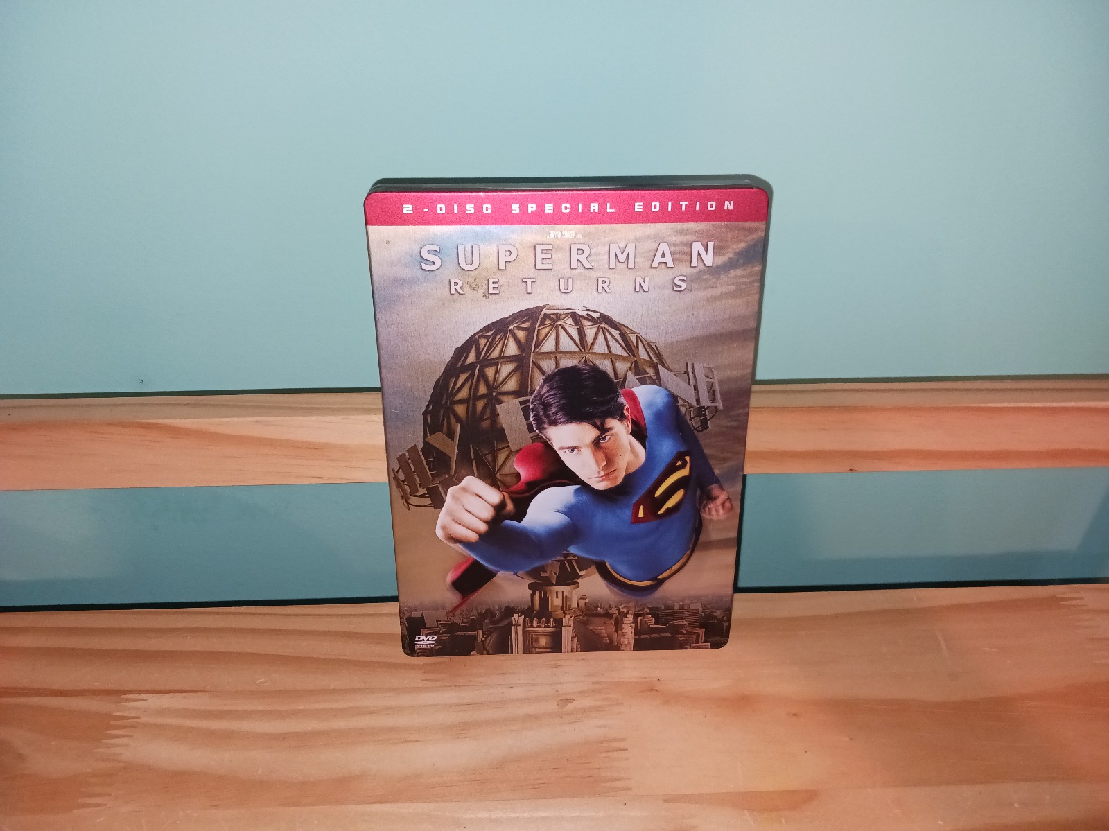 SUPERMAN RETURNS 2006 Brandon Routh Kate Bosworth Rare German DVD Steelbook