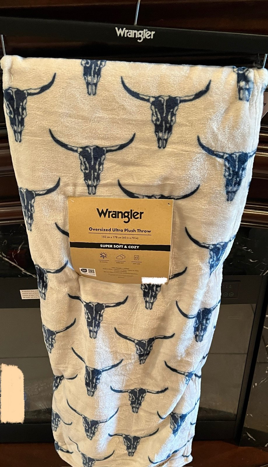 Wrangler Longhorn Blanket