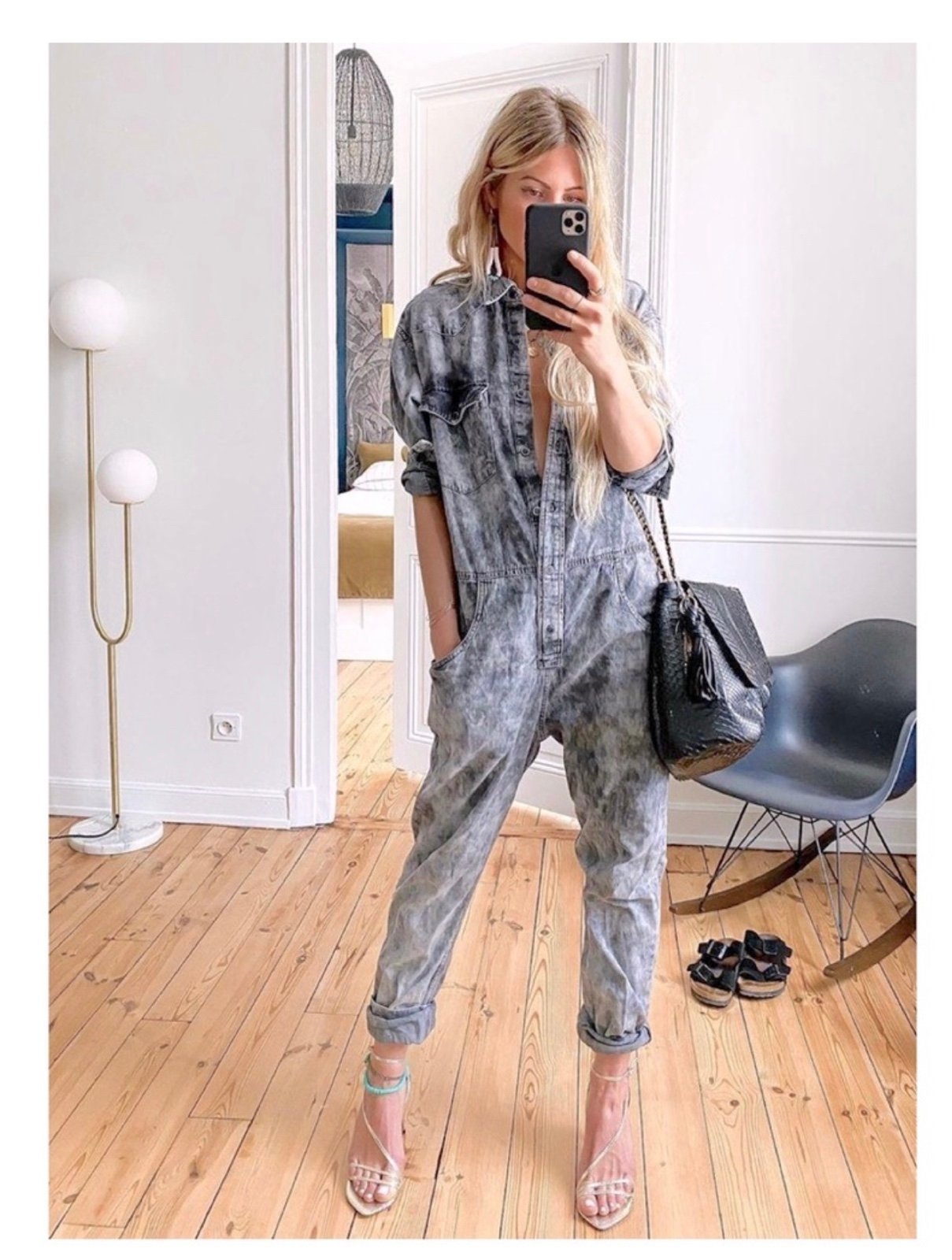 Isabel marant cotton tie dye jumpsuit.