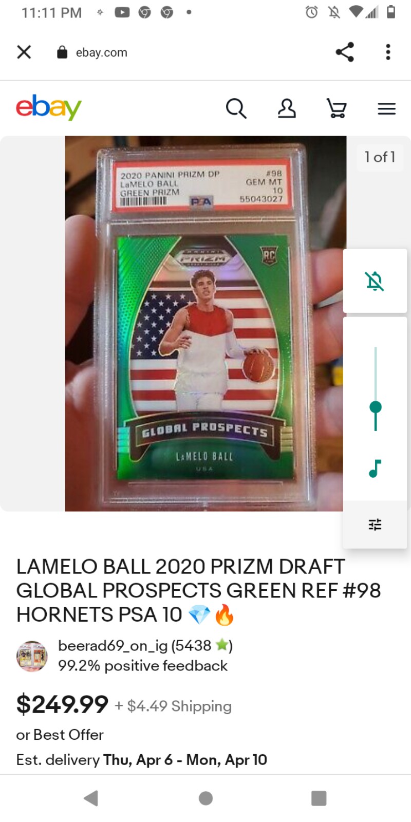 lamelo ball rookie cards