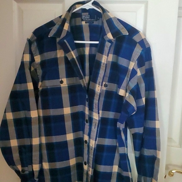 Polo Ralph Lauren Flannel Shacket Size Large