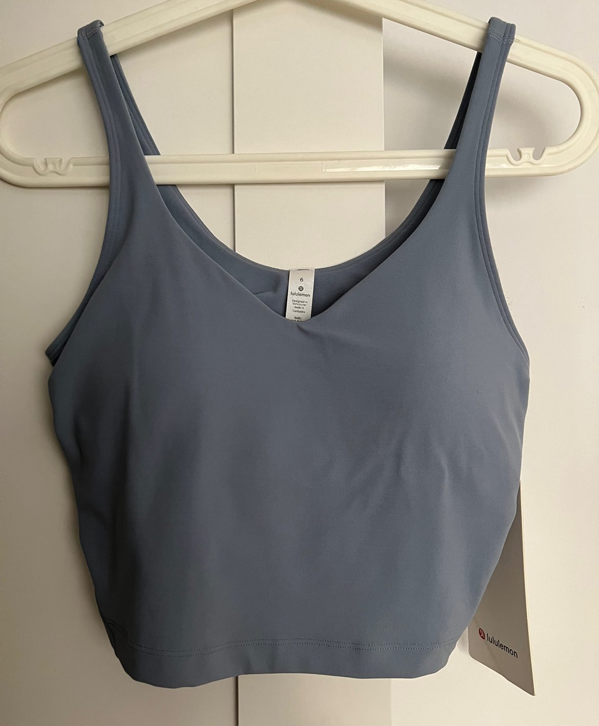 lululemon Align Cropped Tank Chambray