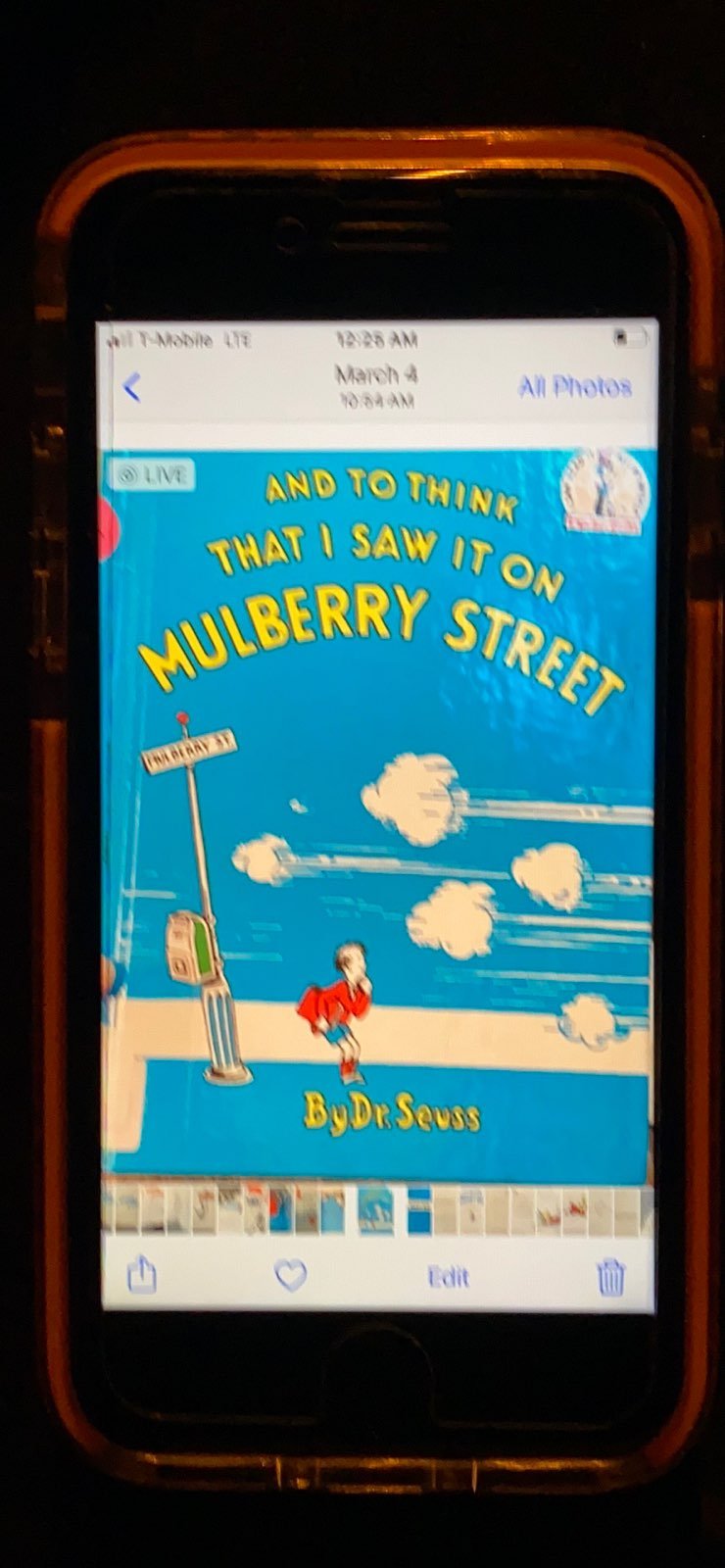 Dr. Seuss And To Think That I Saw It On
