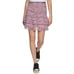 Karl Lagerfeld Paris Women's Printed Tiered Skirt Fuchsia Purple L