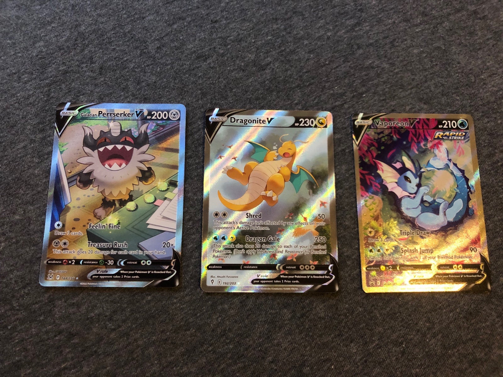 Pokemon Dragonite V Alternate Full Art lot