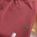 Polo Ralph Lauren Mens Burgundy Elastic Waist Double Knit Sweat Shorts Size XL