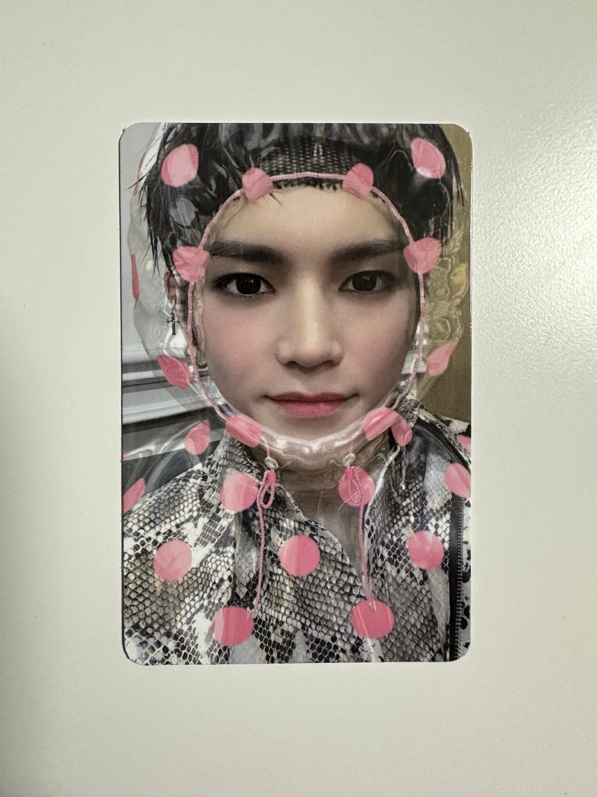Taeyong Raincoat Pc SuperM Debut Pop up Store Limited Photocard NCT