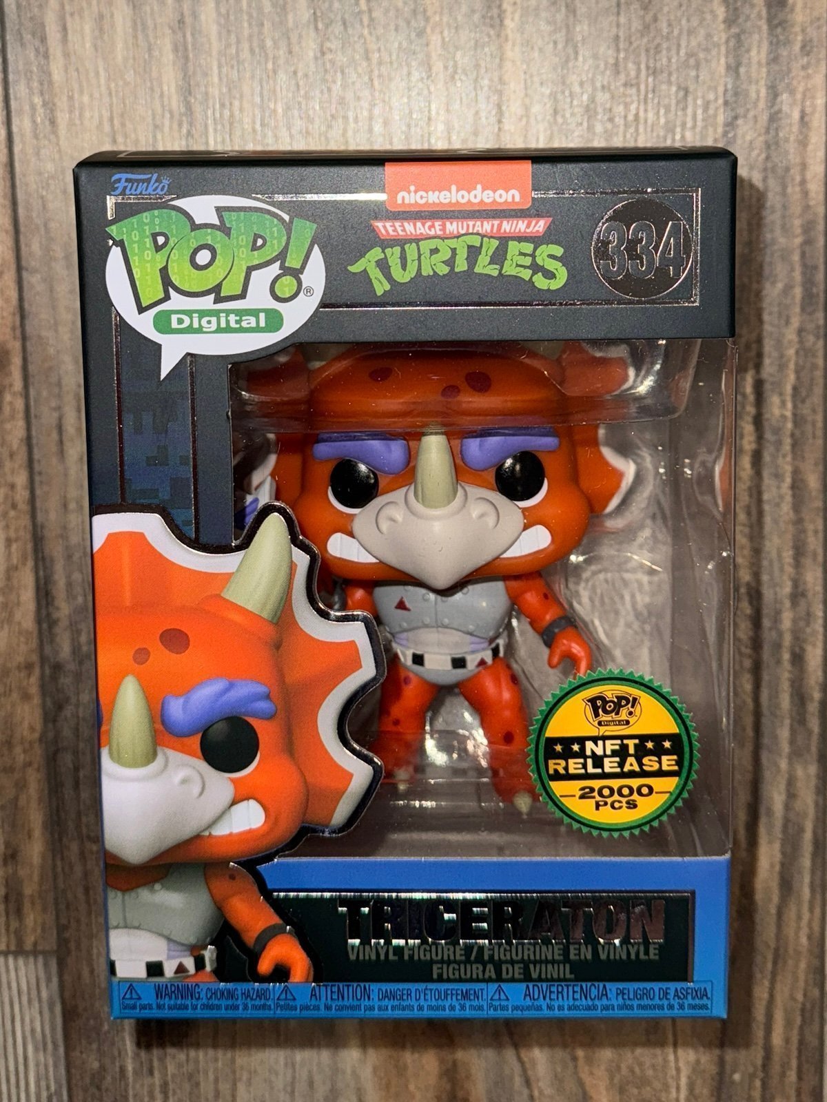 Funko Pop Digital NFT Exclusive Triceraton TMNT