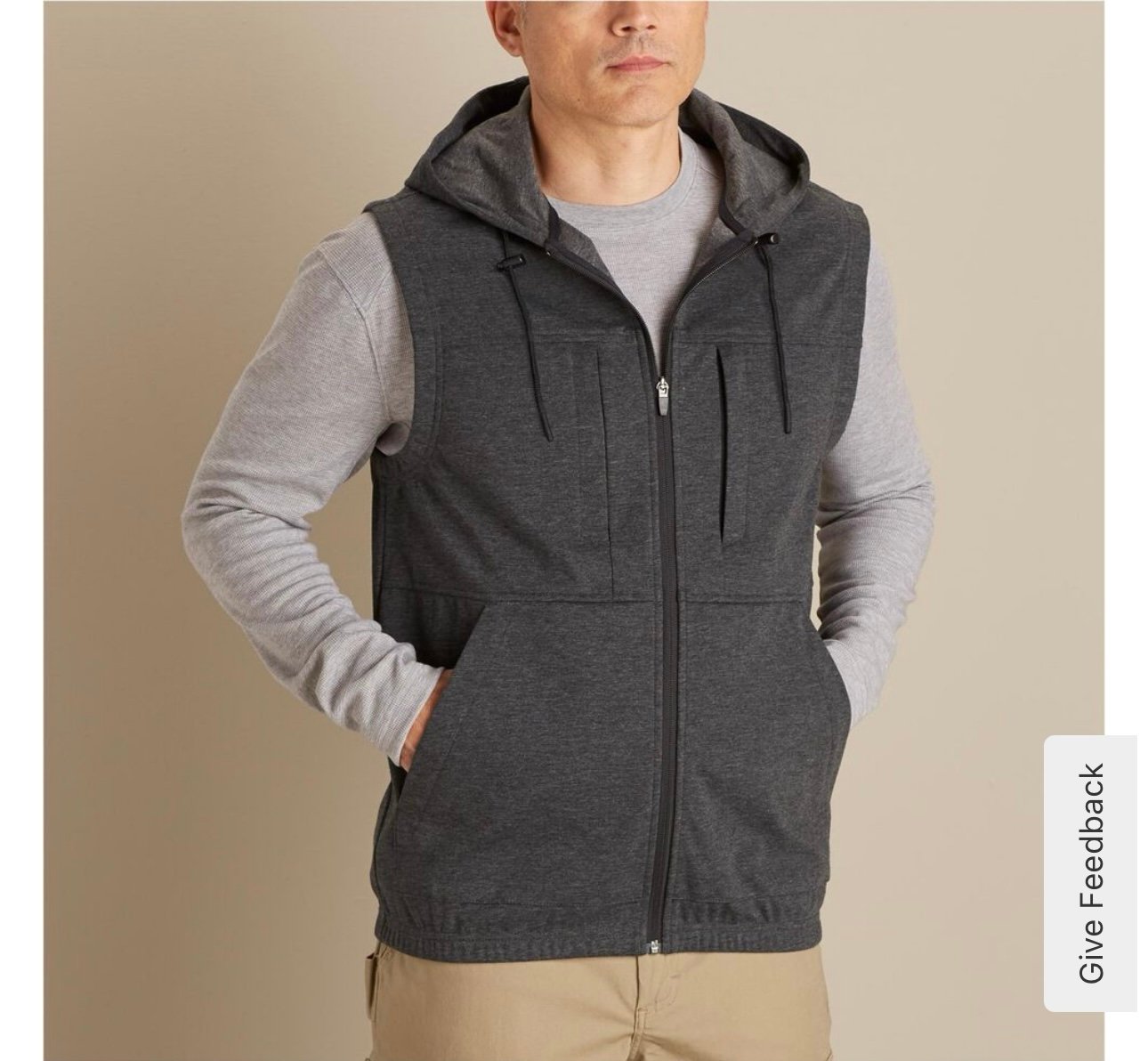 Duluth Trading Men's Sawbill Sweats Hooded Vest Set of 2 Sz XL