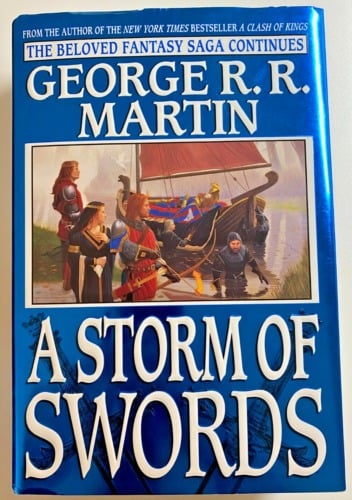 A Storm of Swords - George R.R. Martin (Hardcover 1st Edition & Printing, 2000)