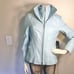 PAMELA McCOY LA MODE DOUBLE COLLAR LEATHER JACKET SIZE XS