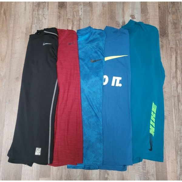 Lot of 5 Nike Men's Tee Size Medium Dri-Fit Swoosh Legend