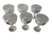RCR Opera Cristalleria Champagne Glasses Italian Cut Crystal Set of 6- NEW