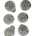RCR Opera Cristalleria Champagne Glasses Italian Cut Crystal Set of 6- NEW