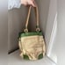 Kate Landry Woven with Leather Accent Tote Bag