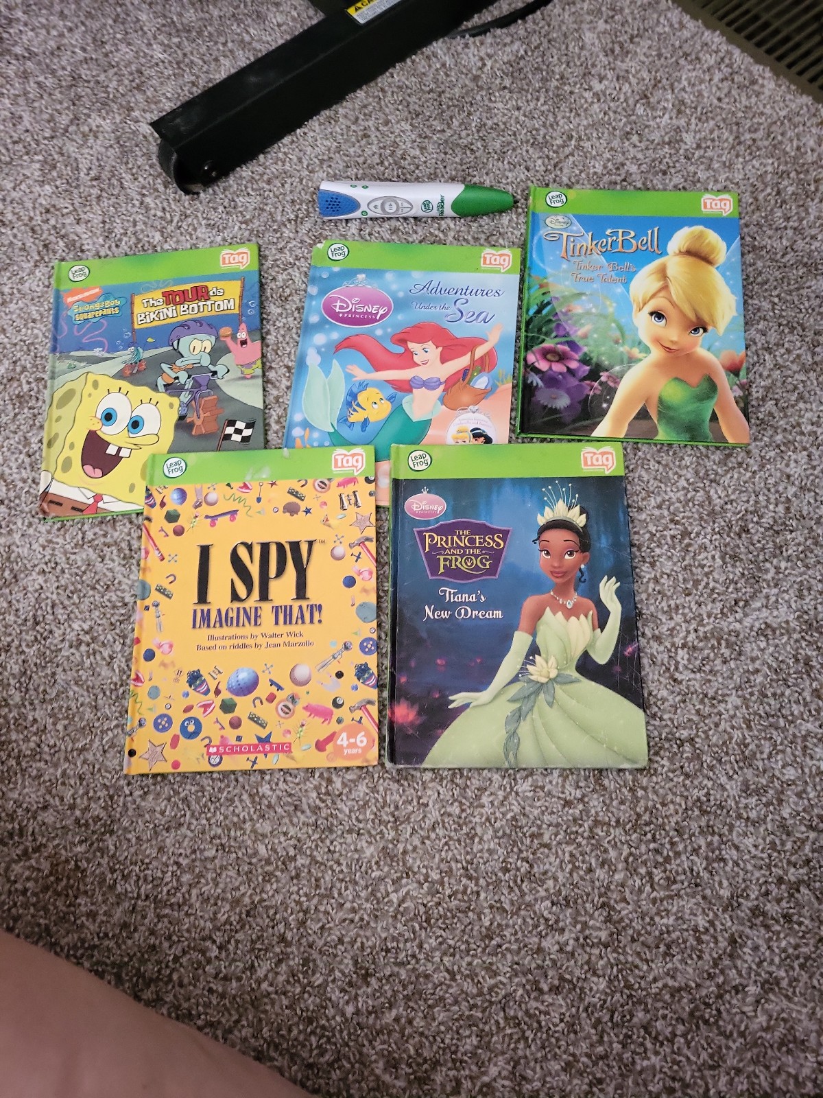 Tag books with pen