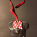 Disney Minnie Mouse Lot - Soup Mug, Dish Towel, Pot Holder, Oven Mitt, Socks