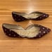 Sam Edelman Purple Brocade D’Orsay Pointed Toe Flats