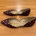 Sam Edelman Purple Brocade D’Orsay Pointed Toe Flats