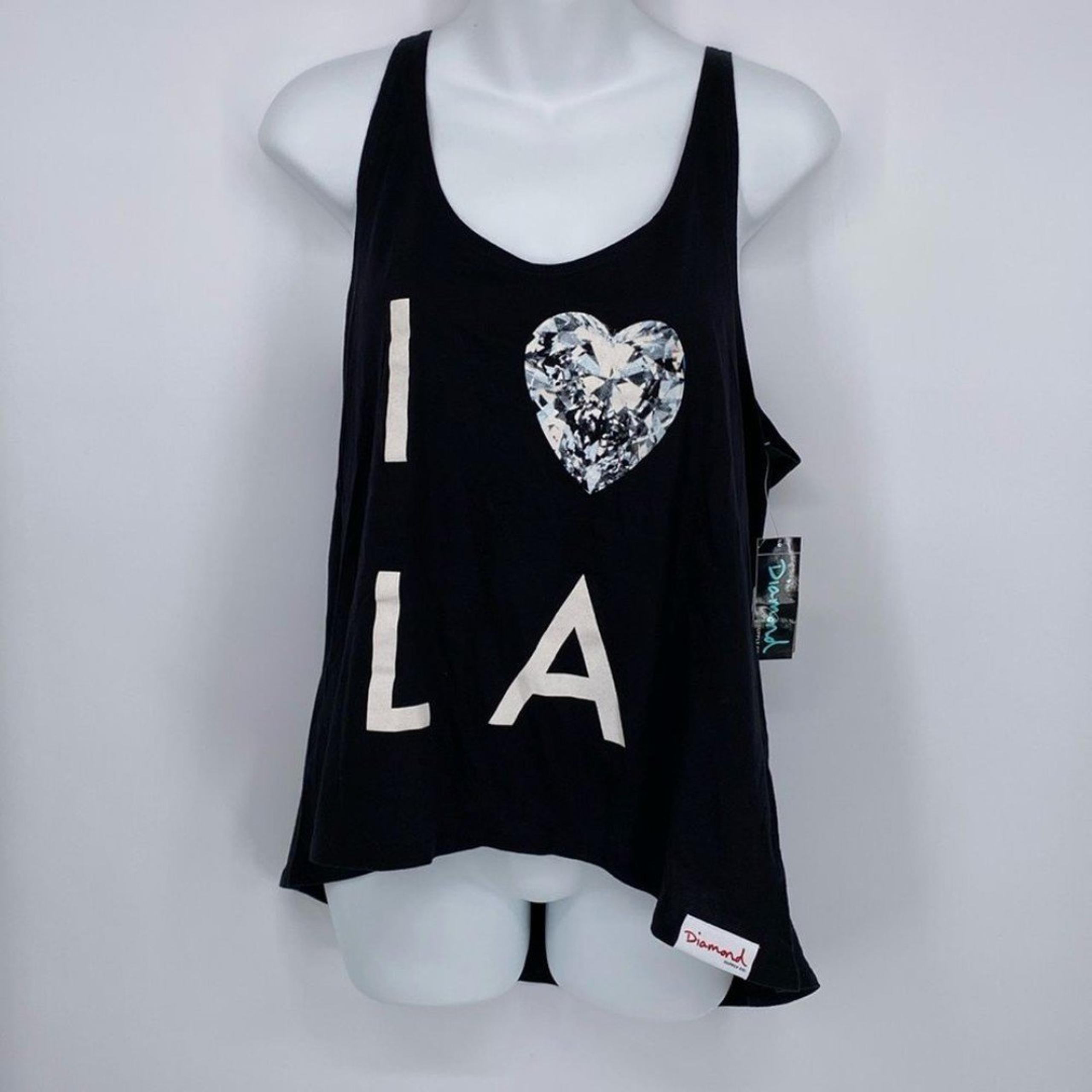Diamond Supply Company I Love LA Tank Top Large