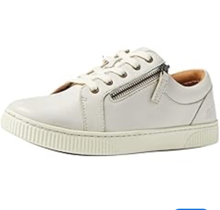 BORN | Women’s Genuine Leather Paloma White Sneakers | 8