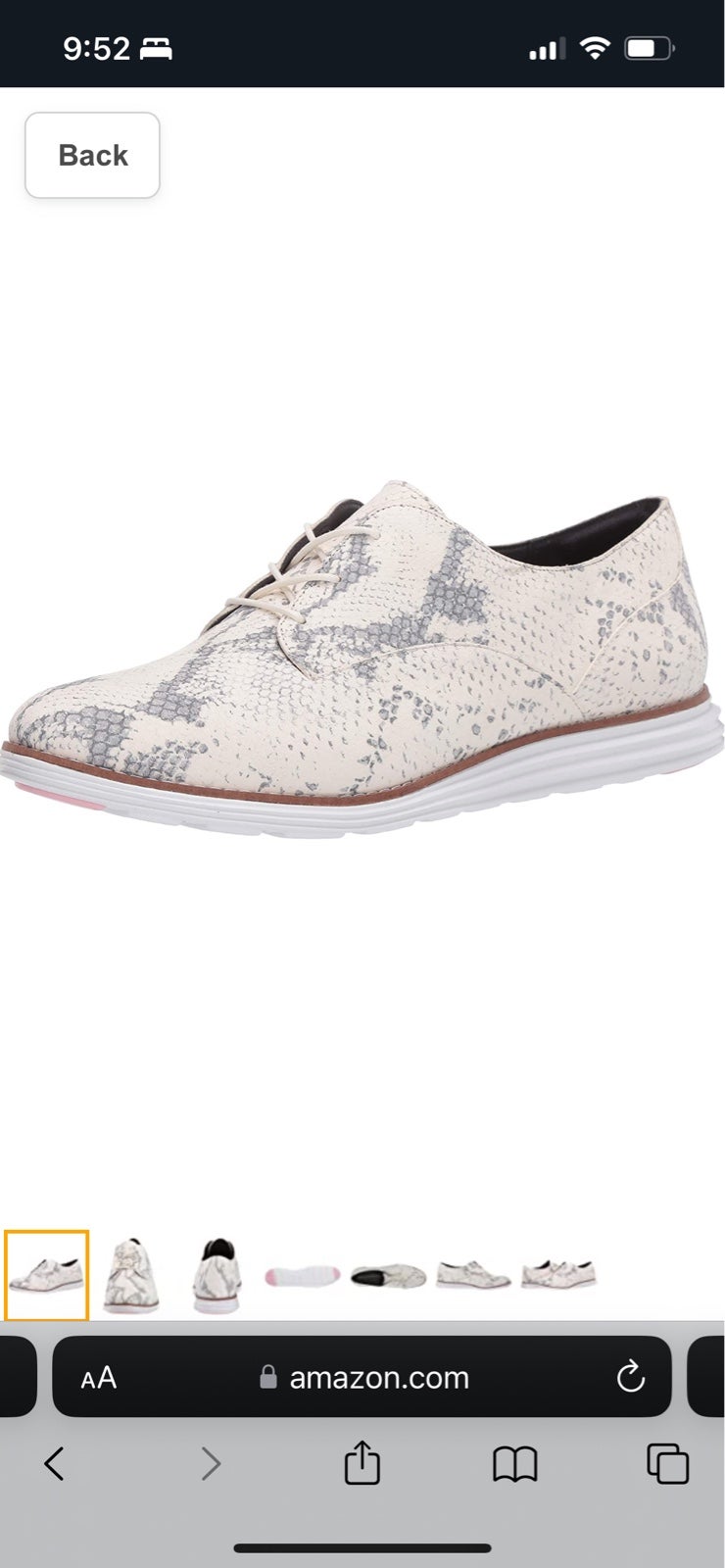 Women's ØriginalGrand Plain Oxford snakeskin
