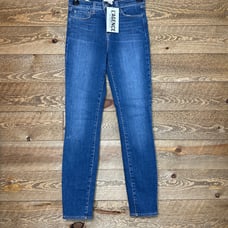 L'Agence The Margot High Rise Ankle Skinny Jeans in Dark Vintage Size 25 NWT