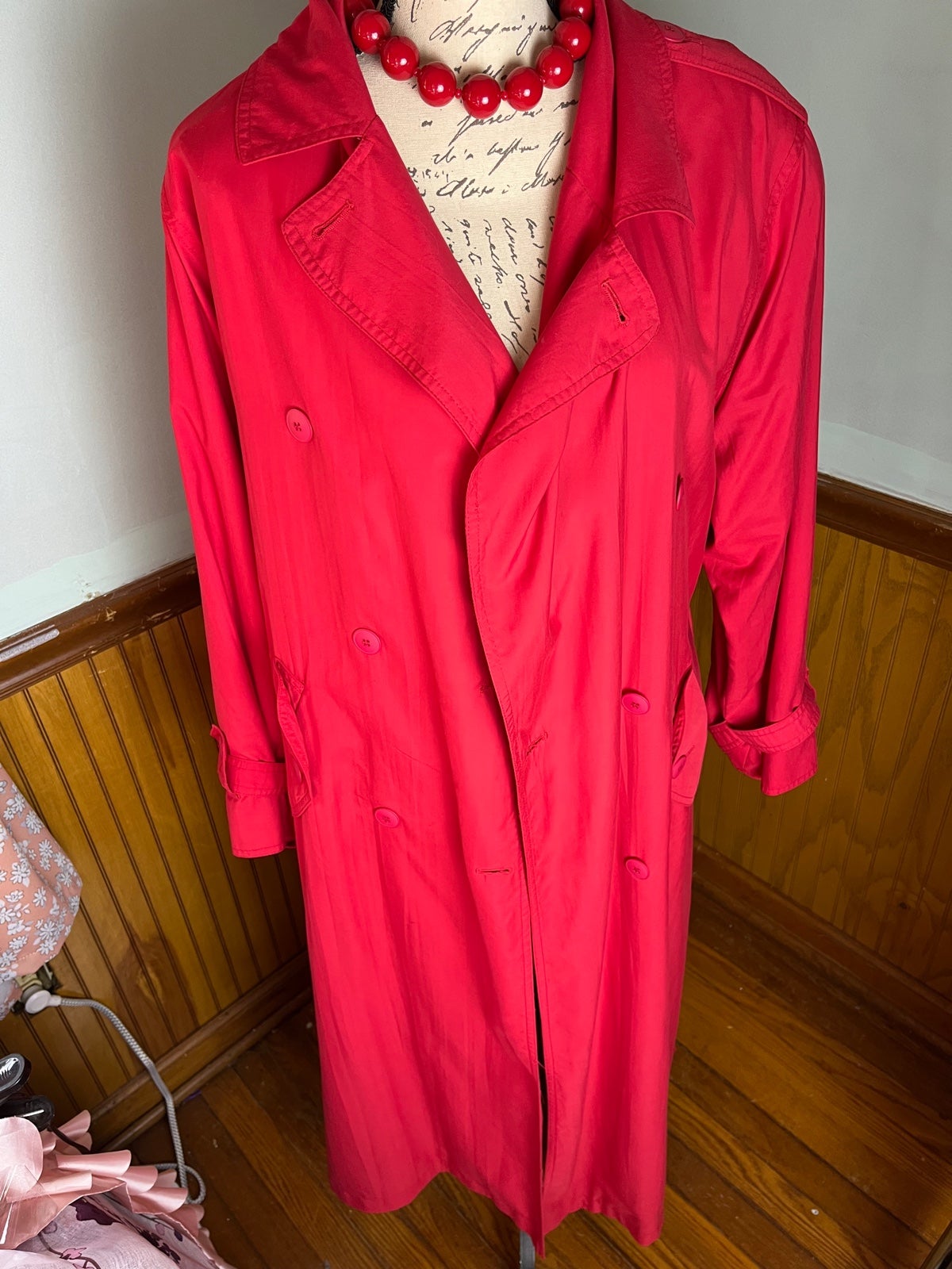 perry ellis trench coat