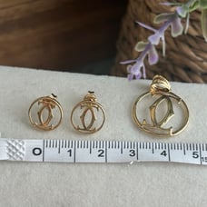 18K Real Gold Half Set