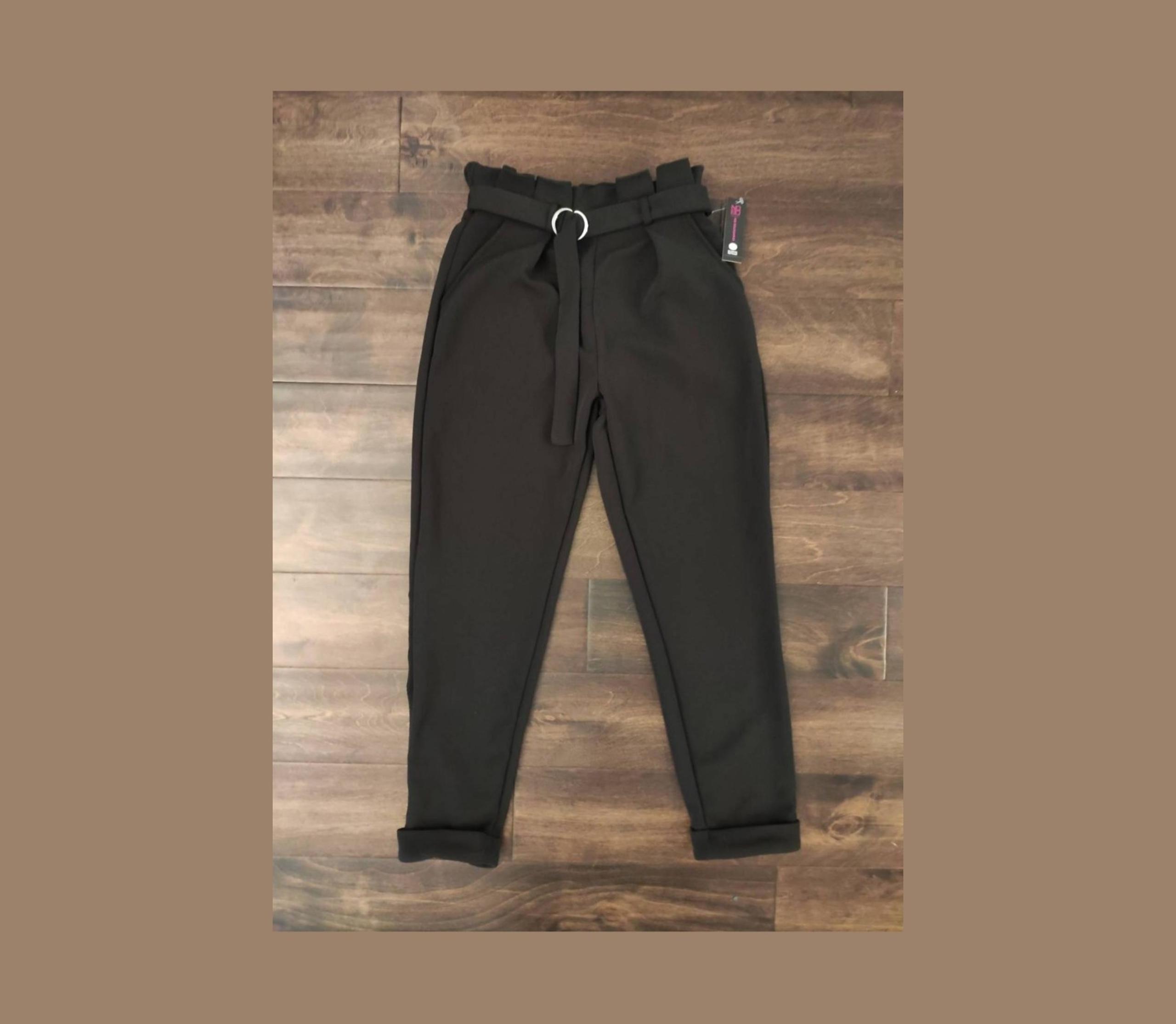NWT Women's No Boundaries Black Dress Pants Size S Small (3-5) Cropped Slacks