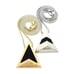 DAFT PUNK PENDANT &20 24 BOX CHAIN SET
