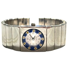 ANTICA MURRINA VENEZIANA Venice Blue Yellow Millefiori Ladies Cuff Watch