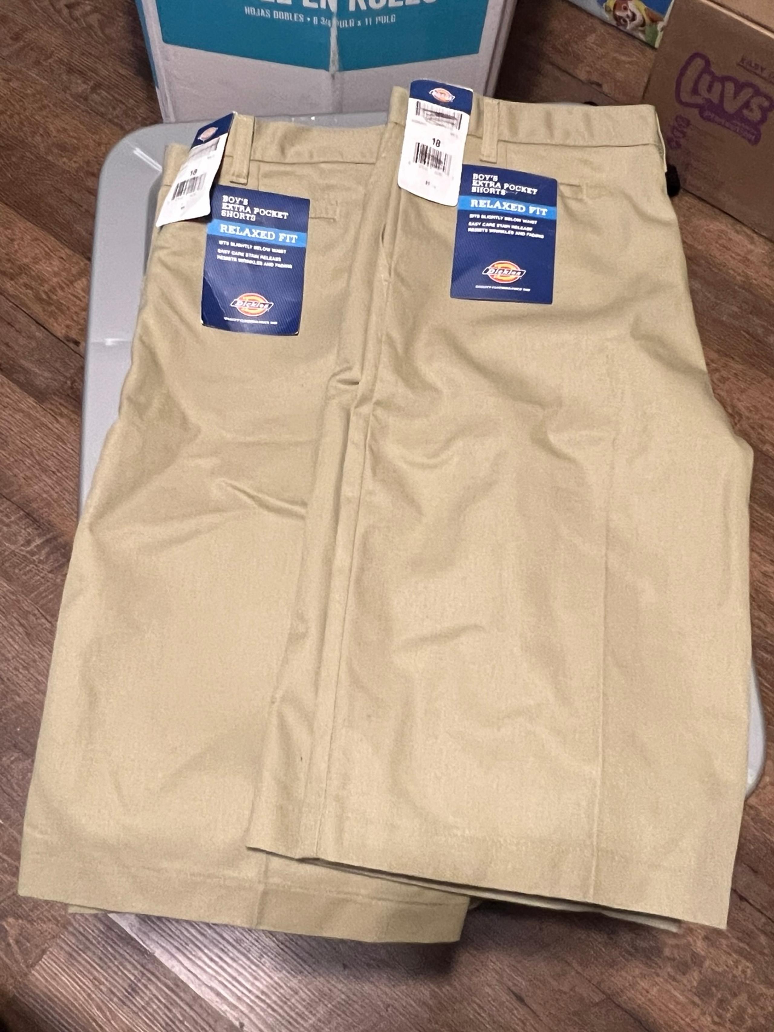 2 pairs of Dickies size 18 boys