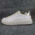 Steve Madden Shoes Womens 7 Sneakers Fashion Platform Charlie White Lace Up Low