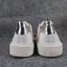 Steve Madden Shoes Womens 7 Sneakers Fashion Platform Charlie White Lace Up Low
