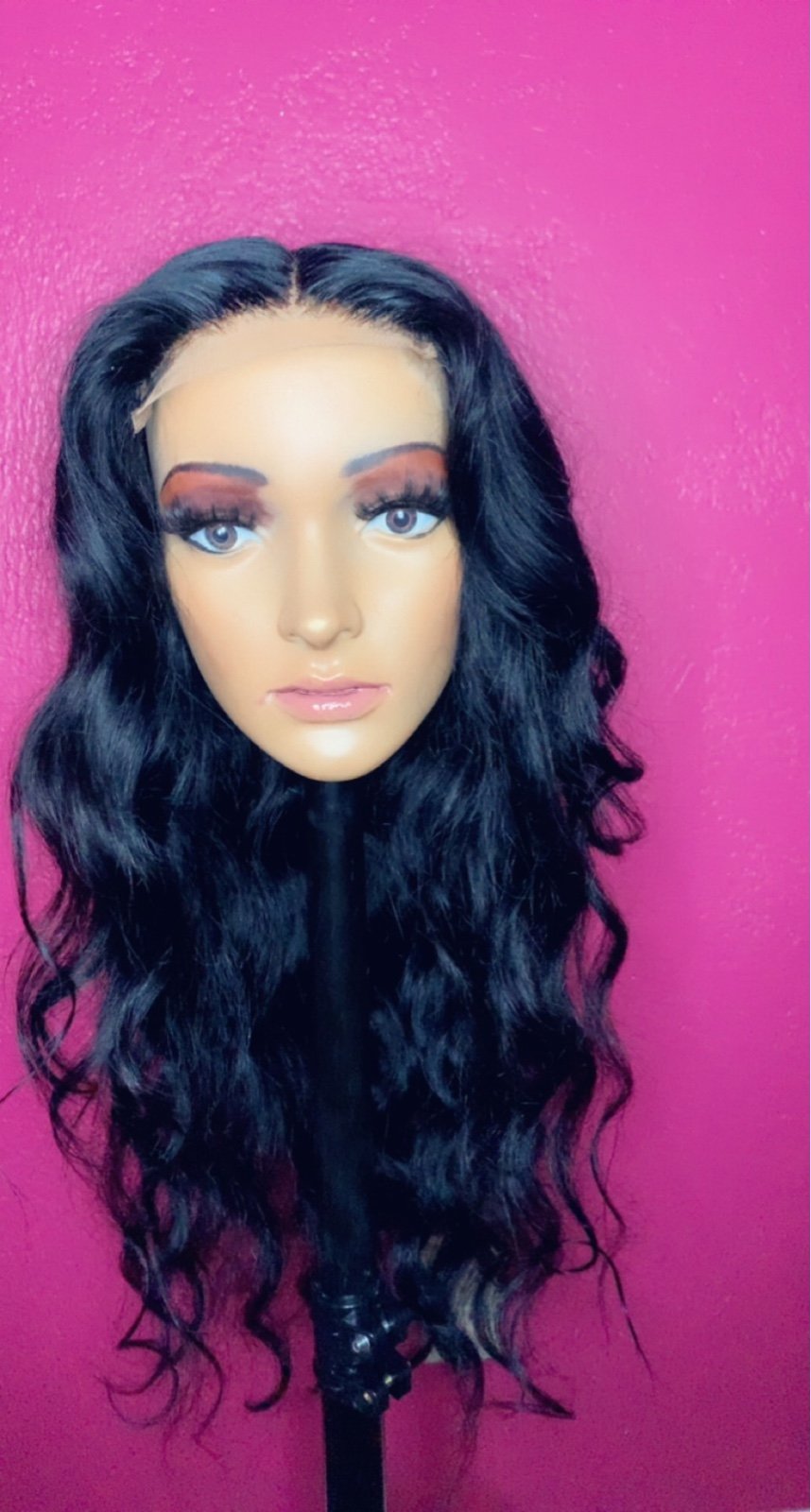 human hair lace front wig