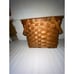 Vintage Picnic Basket with plates and cups