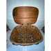 Vintage Picnic Basket with plates and cups