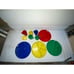 Vintage Picnic Basket with plates and cups