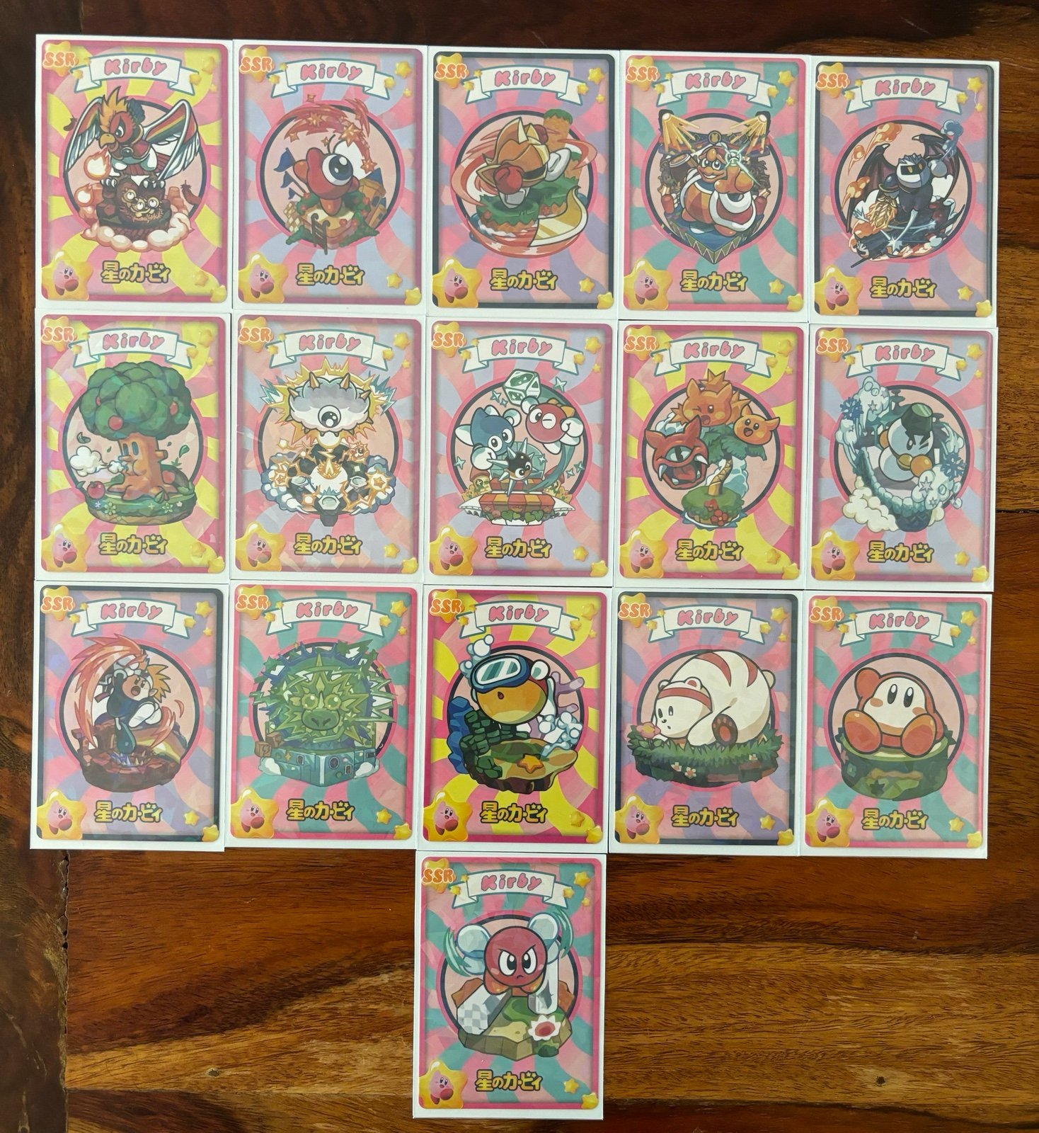 Pokemonkirby Mass Attack trading card set