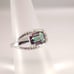 Simulated Rainbow Mystic Topaz Ring 1.3 Carats SIZE 7-3/4