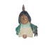 Vintage Cast Iron Painted Native American Chief Couple Wall Art By Sexton