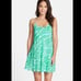 Lilly Pulitzer Maisy Silk Racerback Slip Dress in Green Size Medium