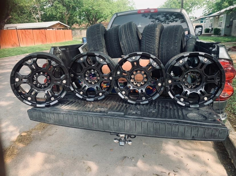 17x8 tuff rims missing center caps came off 06 jeep