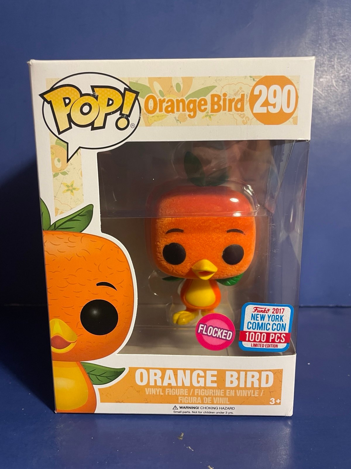 Funko Pop Orange Bird Flocked 1000 limited piece count