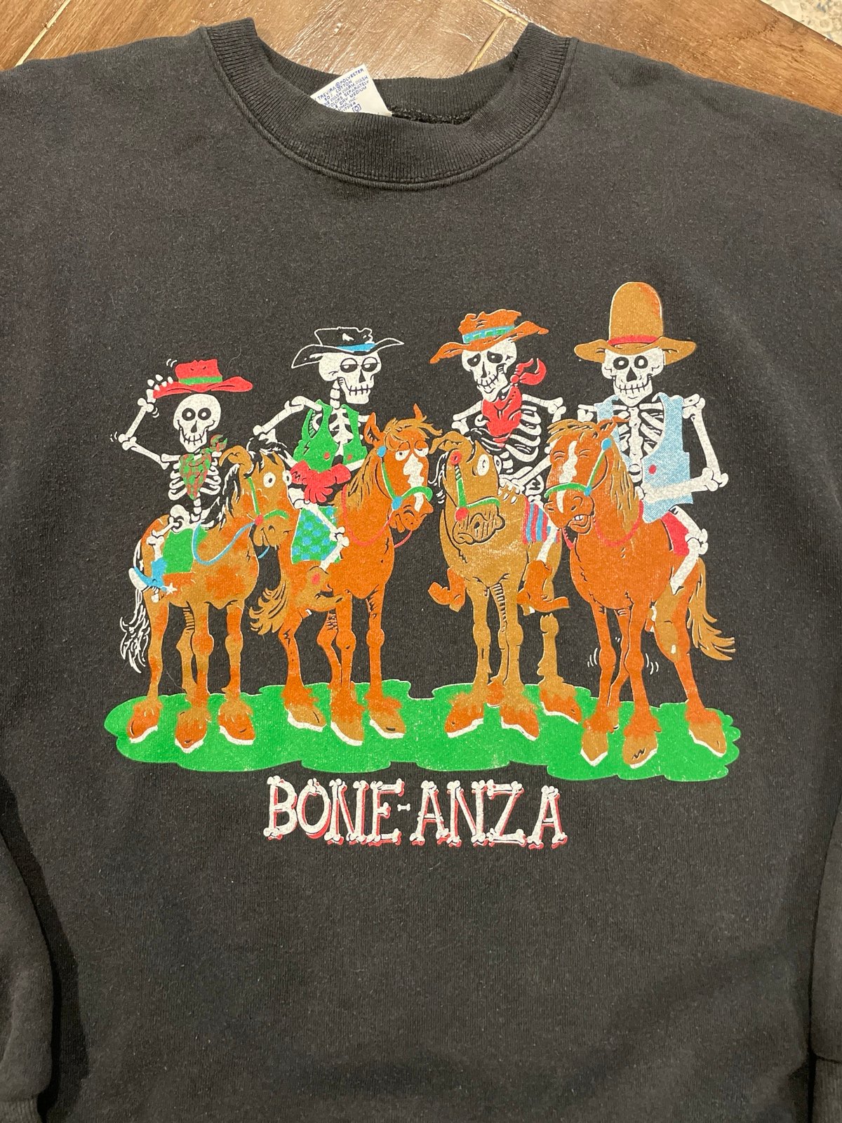 Rare vintage Bone-anza graphic crewneck