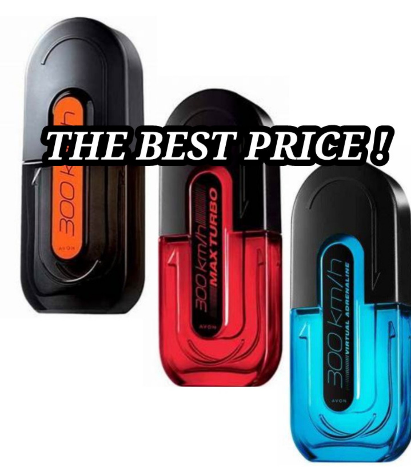 300 Km/h EAU DE TOILETTE FOR HIM SET DE 3 BY AVON
